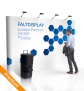 Faltdisplay London PREMIUM gerade + Koffertrolley