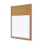 Kombiboard - Whiteboard Holz / Kork