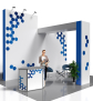 Messestand Faltdisplay Pop-Up MODULAR - Transporttrolley