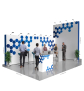 Messestand Faltdisplay Pop-Up MODULAR 118 - Abmessungen