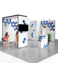 Messestand Multi-Frame L5 Form - modular erweiterbar