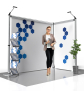 Messestand Roll-Up Modular L1 Form - Live 1