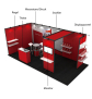 Messestand Multi-Frame - Stand Beispiel