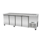 SNACK-Line, Kalte Theke, 6x GN1/1, Granit rosa-grau, OHNE Glas, 223x82x85.5