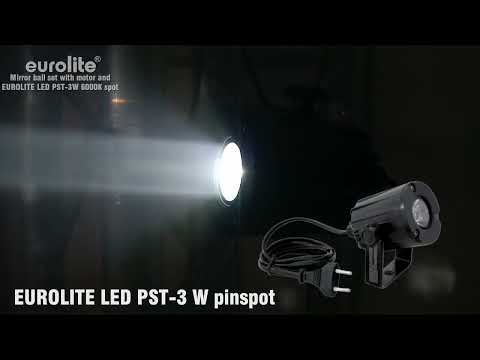 EUROLITE Spiegelkugelset 30cm mit Pinspot