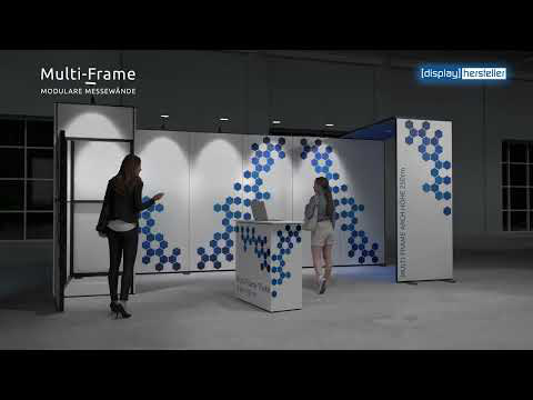 Messestand Multi-Frame U1 Form