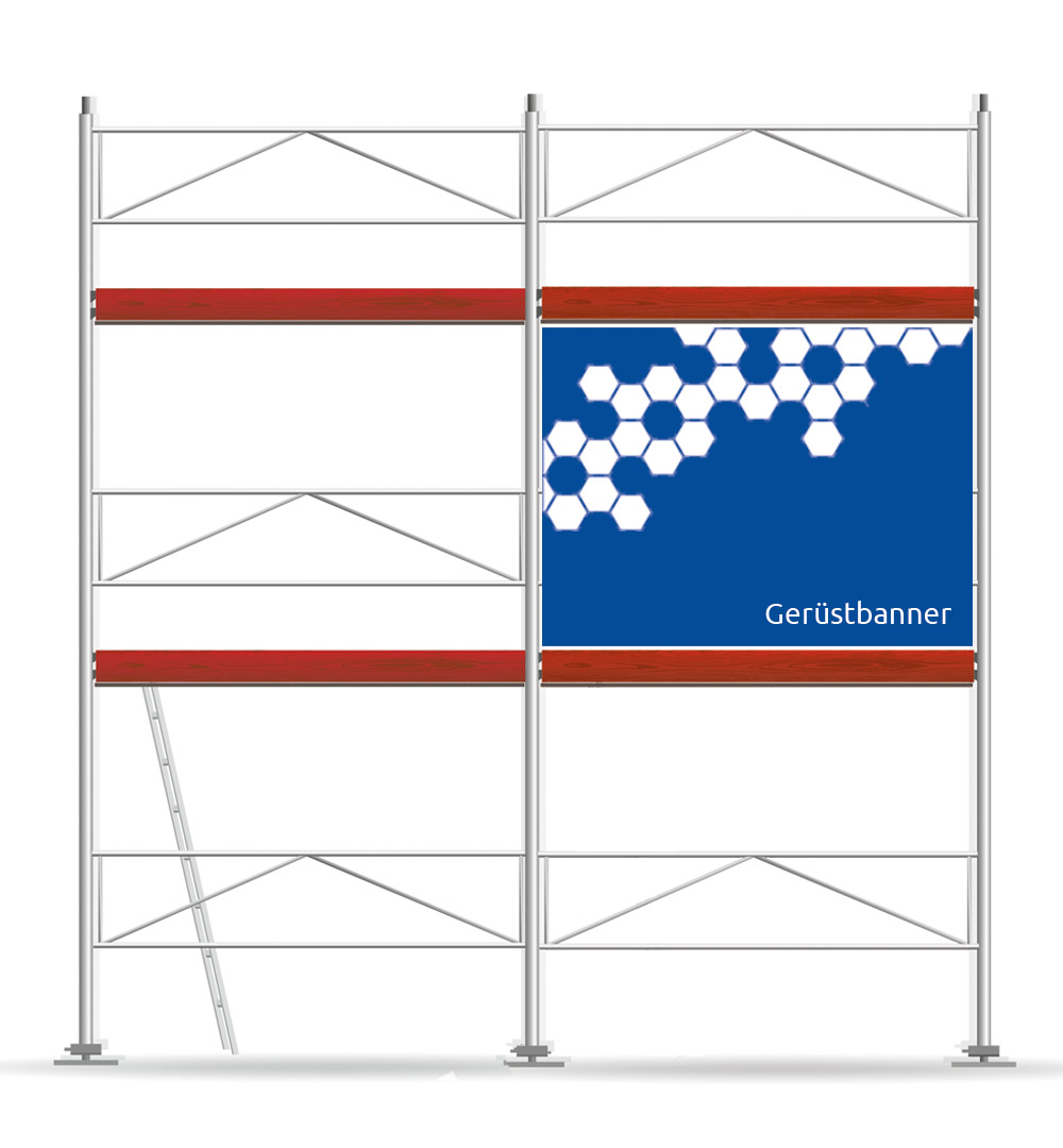 Gerüstbanner 200 x 206cm - Format 200 x 206cm