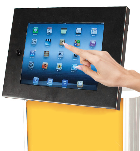 iPad Halter für Falttheken - Messetheken iPad Halter kaufen