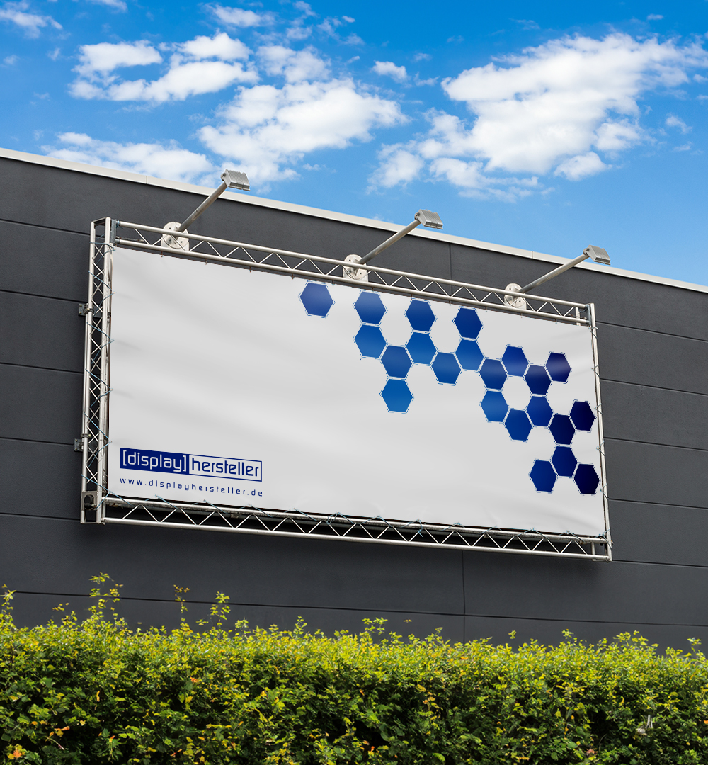 Werbebanner 100 x 300cm - Live 01